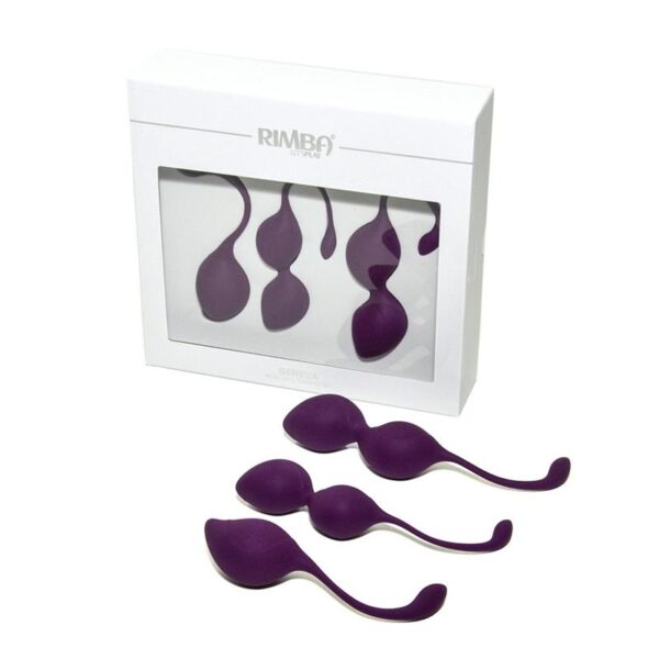 KEGEL BALLS TRAINING SET GENEVA PURPLE - IMAGE 2