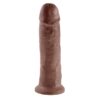 KING COCK DILDO 10 BROWN