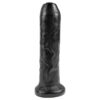 KING COCK REALISTIC DILDO WITH MOVABLE FORESKIN BLACK 7