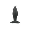 LARGE BLACK SILICONE BUTTPLUG