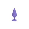 LARGE LUV HEART PLUG PURPLE SILICONE