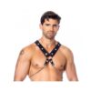 LEATHER HARNESS WITH CHAINS