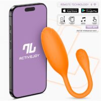 Logan vibrating egg with App unibody orange