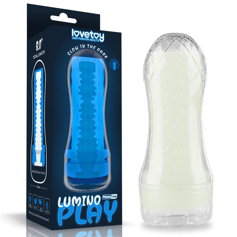 MALE MASTURBATOR LUMINO BLUE LIGHT 12 MALE MASTURBATOR LUMINO BLUE LIGHT - IMAGE 12