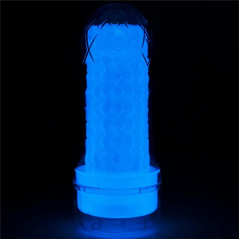 MALE MASTURBATOR LUMINO BLUE LIGHT 1 MALE MASTURBATOR LUMINO BLUE LIGHT