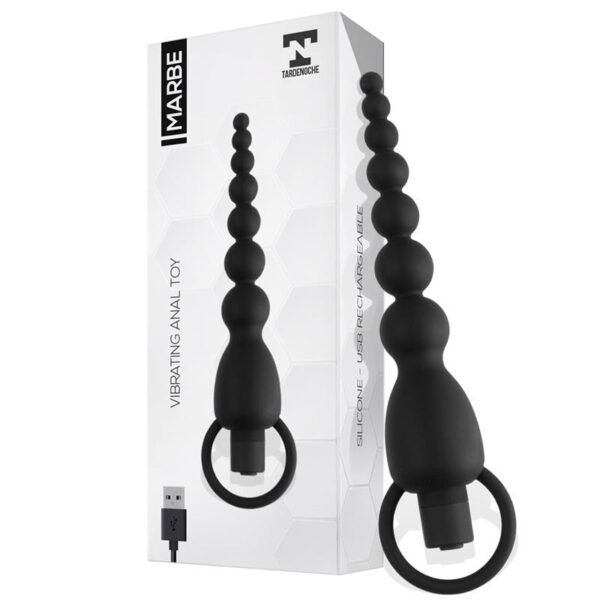 MARBE ANAL CHAIN WITH VIBRATION USB SILICONE
