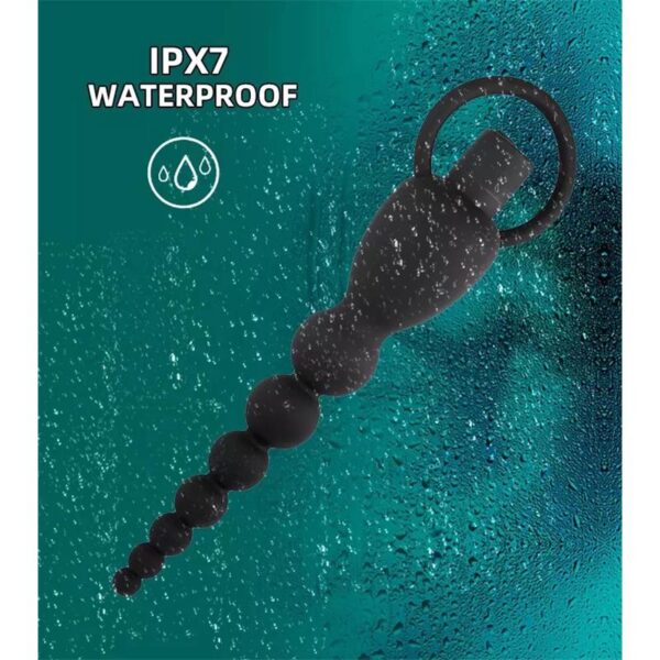 MARBE ANAL CHAIN WITH VIBRATION USB SILICONE - IMAGE 9