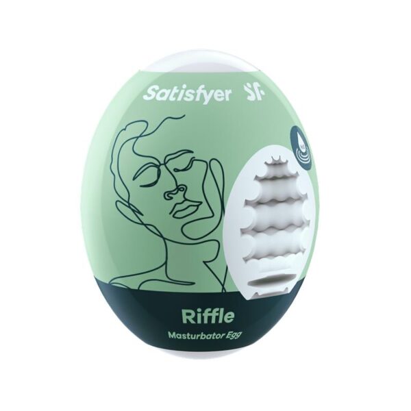 MASTURBATOR EGG SINGLE RIFFLE HYDRO-ACTIVE
