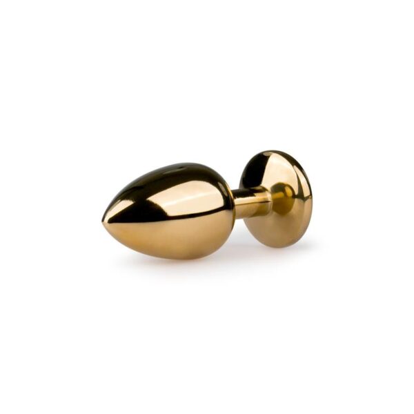 METAL BUTT PLUG NO. 1 - GOLD - IMAGE 2