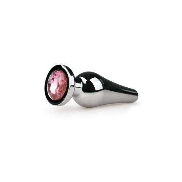 METAL BUTT PLUG NO. 11 SILVER PINK