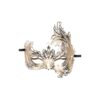 METAL MASK ASYMMETRICAL GOLD