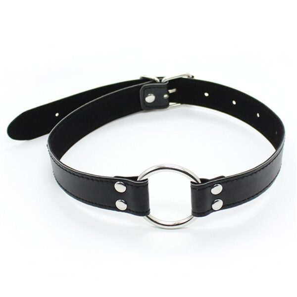METAL O-RING GAG RING: 5 CM - IMAGE 2