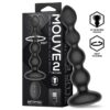 MOUVE BUTT PLUG WITH WAVING AND VIBRATIION WITH REMOTE CONTROL 2 MOTORS