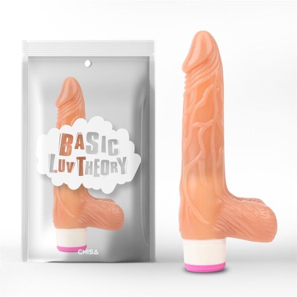MULTI SPEED VIBE REALISTIC 20CM FLESH CLOSE UP