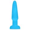 NEON BUTT PLUG BLUE