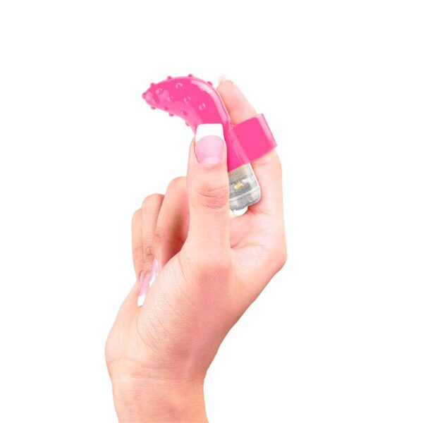 NEON FINGER FUN VIBE PINK SHOWING VIBRANT PINK COLOR