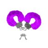 NEON FURRY CUFFS PURPLE