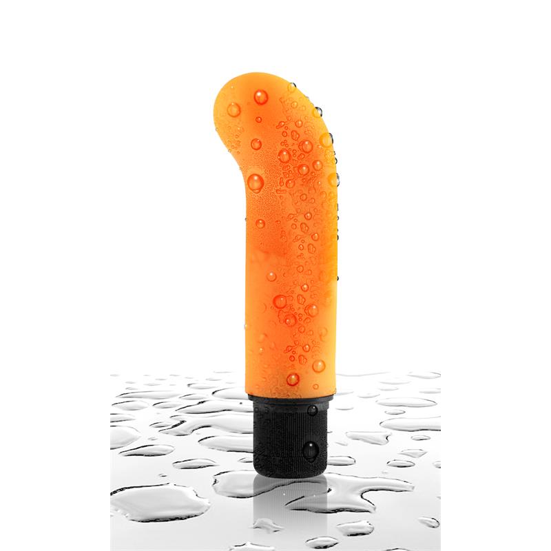 NEON JR. G-SPOT SOFTEES ORANGE 3 NEON JR G-SPOT SOFTEES ORANGE VIBRANT PLEASURE TOY