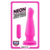 NEON VIBRATING BUTT PLUG PINK