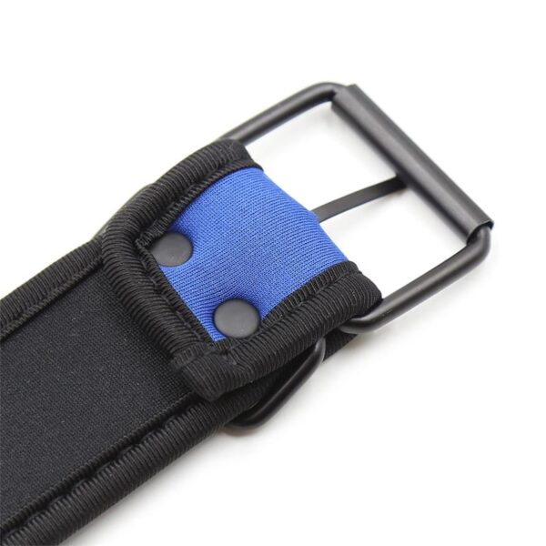 NEOPRENE PUPPY COLLAR ADJUSTABLE BLUE - IMAGE 7