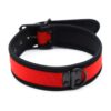 NEOPRENE PUPPY COLLAR ADJUSTABLE RED