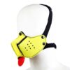 NEOPRENE PUPPY FACE MASK YELLOW