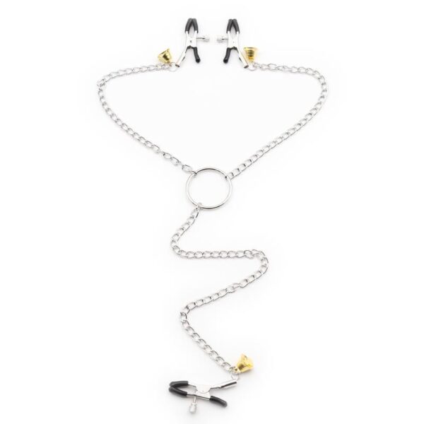 NIPPLE CLAMPS AND CLIT CLAMPS WITH CHAIN METAL - IMAGE 2