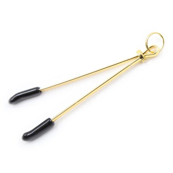 NIPPLE CLAMPS METAL BLACK/GOLD - IMAGE 4