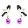 NIPPLE CLAMPS WITH PURPLE BELL