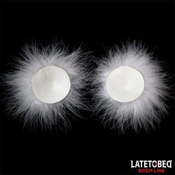 NIPPLE COVERS WITH FEATHER - IMAGE 2