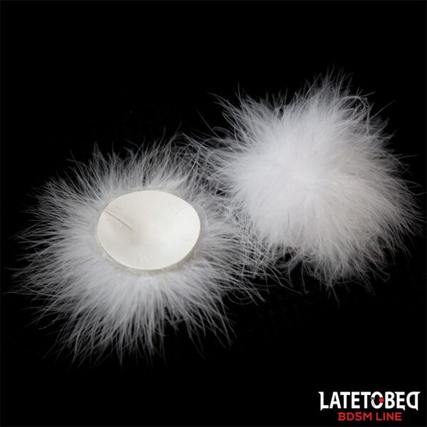 NIPPLE COVERS WITH FEATHER