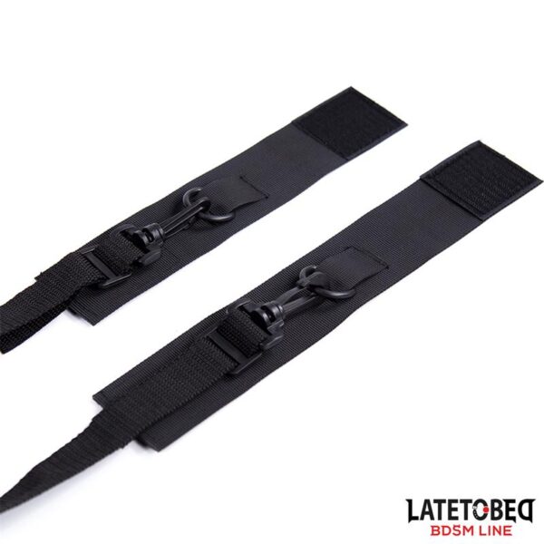 NYLON VELCRO BED RESTRAINTS WITH PLASTIC HOOK - IMAGE 3