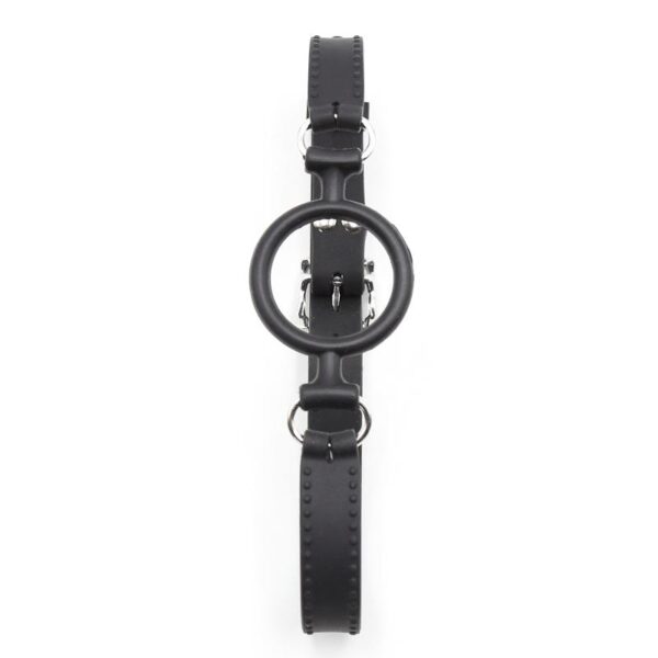 O RING BALL GAG 5 CM BLACK - IMAGE 4