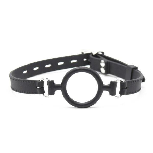 O RING BALL GAG 5 CM BLACK