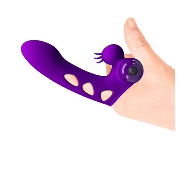 ORLANDO FINGER SLEEVE WITH VIBRATION POWER BUTTON