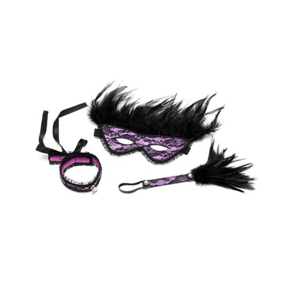 PACK 3 PIECES DOMINISET DE LUJO PURPLE - IMAGE 3