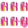 PACK 51 CANDY G SPOT RABBIT VIBE USB SILICONE FUCSHIA