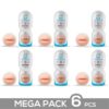 PACK 6 MOUTH VACUUMP CUP MASTURBATOR FOR ME