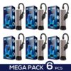 PACK 6 PSX04 MANUAL PENIS PUMP CRYSTAL
