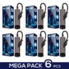 PACK 6 PSX04 PENIS PUMP DARK