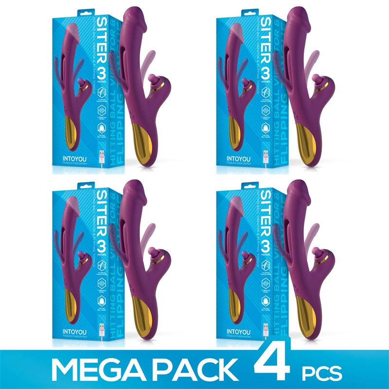 Siter Vibe Multi-Function Pleasure Pack Pack of 4 Siter Vibe advanced pleasure toy