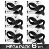 PACK OF 6 COUPLY COUPLE TOY WITH REMOTE CONTROL UNIBODY LIQUID SILICONE
