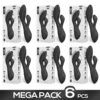 PACK OF 6 MABO G SPOT VIBE WITH FINGER MOVEMENT UNIBODY SILICONE