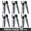 PACK OF 6 RELYME MASAGER SILICONE RECHARGABLE