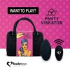 PANTY VIBE REMOTE CONTROLLED VIBRATOR BLACK