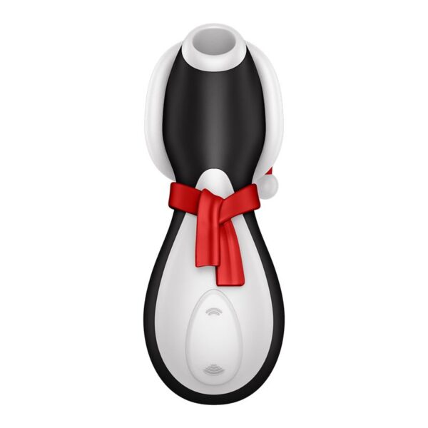 SATISFYER PENGUIN HOLIDAY EDITION IN HAND SHOWCASING SIZE