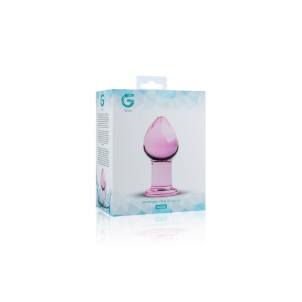 PINK GLASS BUTTPLUG - IMAGE 4