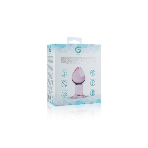 PINK GLASS BUTTPLUG - IMAGE 5