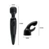 Pretty Love Sensual Massager Black texture