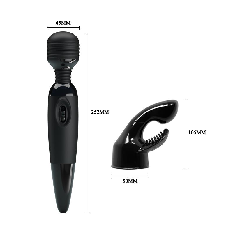 Pretty Love Sensual Massager Black texture